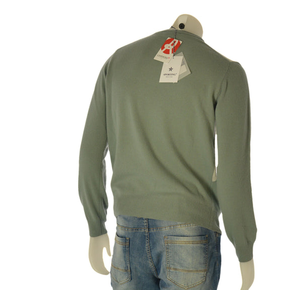 MAGLIONE UOMO SPORTING MARE GIROCOLLO ROMBI LANA ART. 3280 80