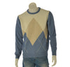MAGLIONE UOMO SPORTING MARE GIROCOLLO ROMBI LANA ART. 3280 80
