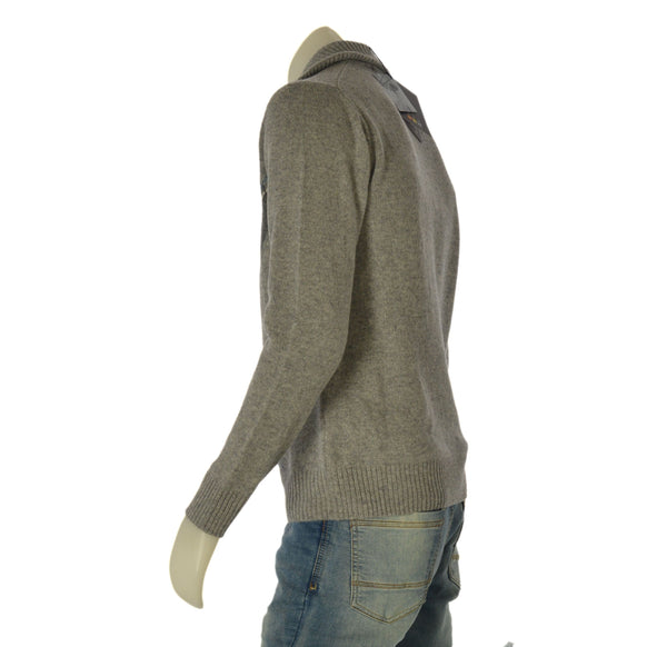 MAGLIONE UOMO RE DEL MARE CAMIONISTA MEZZA ZIP ROMBI ART. 22 5701