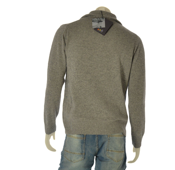 MAGLIONE UOMO RE DEL MARE CAMIONISTA MEZZA ZIP ROMBI ART. 22 5701