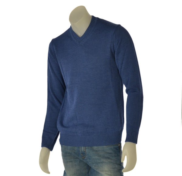 MAGLIONE UOMO RE DEL MARE SCOLLO A V LANA ART. 120 11