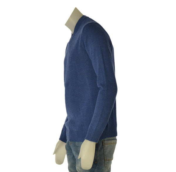 MAGLIONE UOMO RE DEL MARE SCOLLO A V LANA ART. 120 11