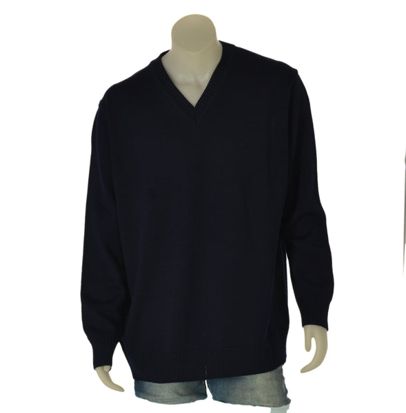 MAGLIONE UOMO RE DEL MARE TAGLIE OVER SCOLLO V LANA ART.120 11X