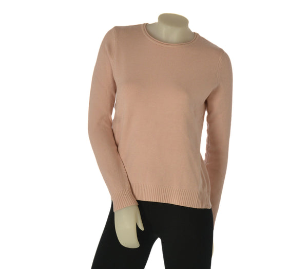 MAGLIONE DONNA GAIA B GIROCOLLO BASICO ELASTICIZZATO VISCOSA ART.300