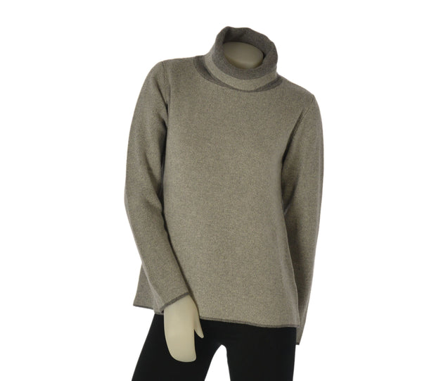 MAGLIONE DONNA TENEREZZA COLLO ANELLO PUNTINATO ART. 21382