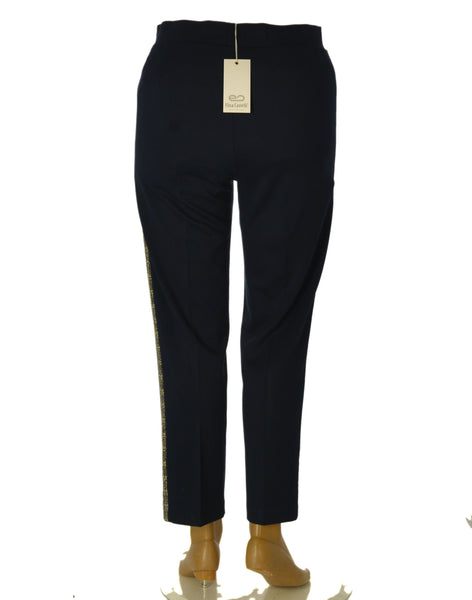 PANTALONI DONNA ELISA CASTELLI TAGLIE OVER ELASTICO TASCHE INSERTI ART. 1871