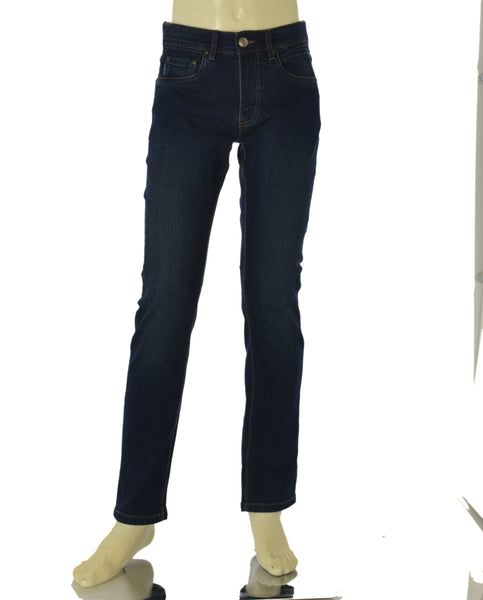 JEANS UOMO WAMPUM ZIP BOTTONE TASCHE TASCHINO SCURO SLIM FIT ART.11333 1/62