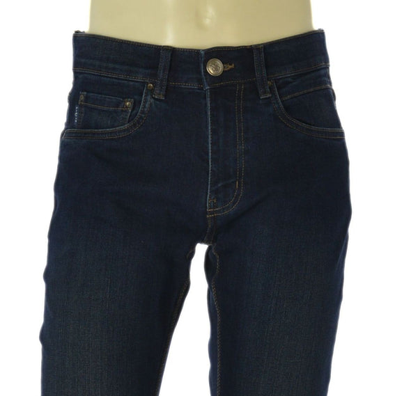 JEANS UOMO WAMPUM ZIP BOTTONE TASCHE TASCHINO SCURO SLIM FIT ART.11333 1/62