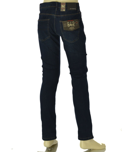 JEANS UOMO WAMPUM ZIP BOTTONE TASCHE TASCHINA SCURO SCHIARITURE SLIM FIT ART.11842 1/61