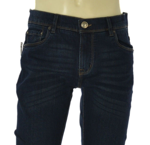 JEANS UOMO WAMPUM ZIP BOTTONE TASCHE TASCHINA SCURO SCHIARITURE SLIM FIT ART.11842 1/61