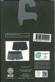 2 BOXER BIPACK BICOLOR UOMO INTIMO SQUADRA CALCIO INTER HERMET