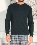 PIGIAMA UOMO SERAFINO POLSINI SCOZZESE CALDO MORBIDO JACQUARD NOTTINGHAM ART. NPA033