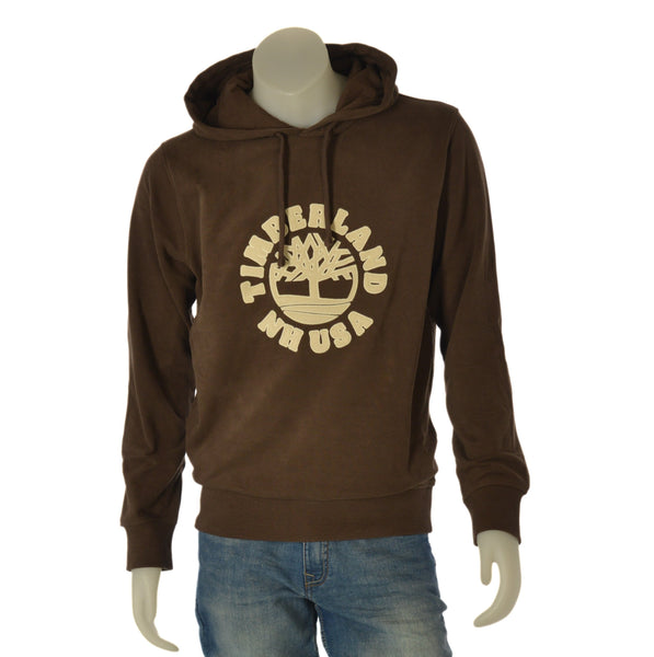 FELPA UOMO TIMBERLAND GIROCOLLO CAPPUCCIO LOGO ART. TB0A5MBT