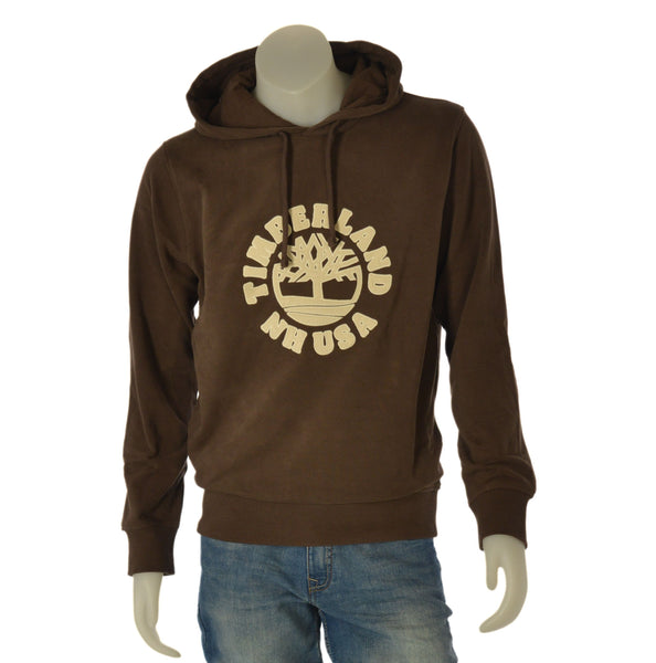 FELPA UOMO TIMBERLAND GIROCOLLO CAPPUCCIO LOGO ART. TB0A5MBT