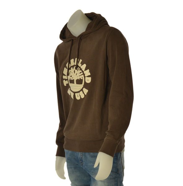 FELPA UOMO TIMBERLAND GIROCOLLO CAPPUCCIO LOGO ART. TB0A5MBT