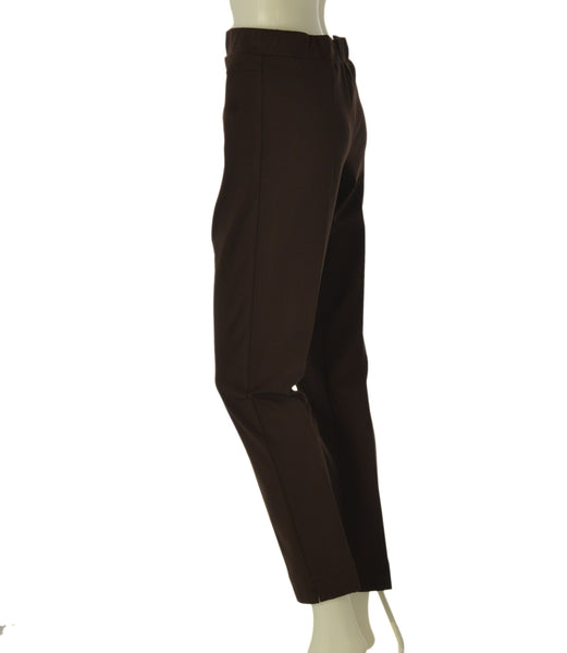 PANTALONI DONNA PERLA PUNTO MILANO ELASTICO SPACCHETTI ART. ILARIA