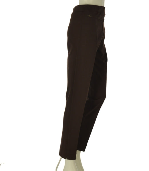 PANTALONI DONNA PERLA PUNTO MILANO ELASTICO SPACCHETTI ART. ILARIA
