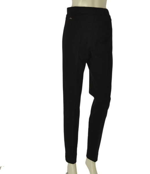 PANTALONI DONNA PERLA PUNTO MILANO ELASTICO SPACCHETTI ART. ILARIA