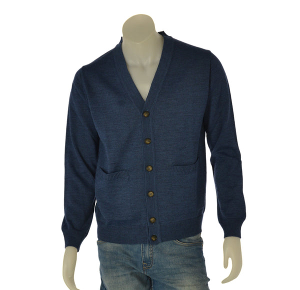 MAGLIONE UOMO ENRICO COVERI CARDIGAN BOTTONI TASCHE ART. EC042