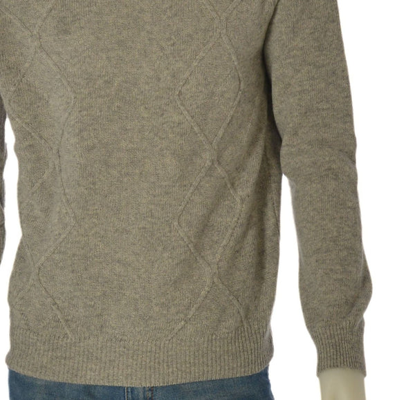 MAGLIONE UOMO ENRICO COVERI DOLCEVITA LAVORATO ROMBI LANA ART. EC135