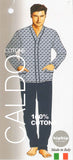 PIGIAMA UOMO BIPBIP TAGLIE OVER CARDIGAN FANTASIA TASCHE BOTTONI CALDO COTONE ART. 7302