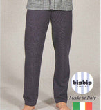 PIGIAMA UOMO BIPBIP ORLATO JACQUARD CARDIGAN TASCHE BOTTONI ART. 6831