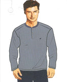 PIGIAMA UOMO BIPBIP TAGLIE OVER ORLATO CALDO COTONE SERAFINO ART. 6491