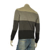 MAGLIONE UOMO ENRICO COVERI LUPETTO MEZZA ZIP RIGHE LANA ART. EC152