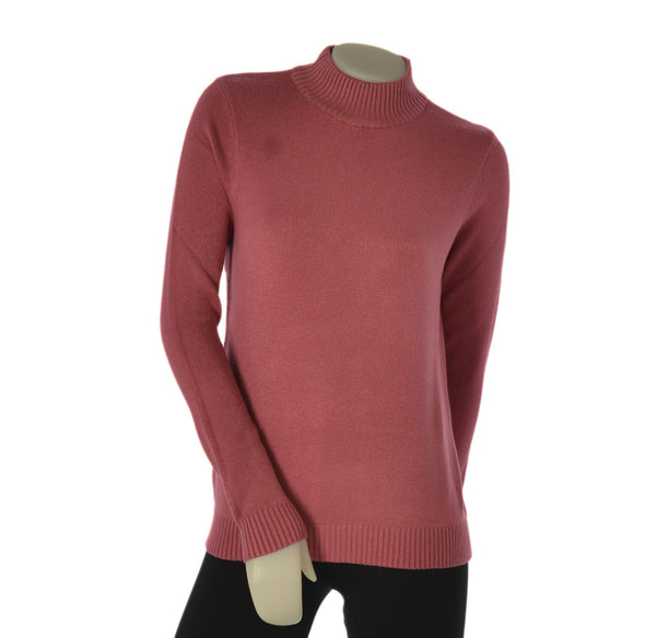 MAGLIONE DONNA GAIA B. COLLO LUPETTO BASICO ART. 300L1