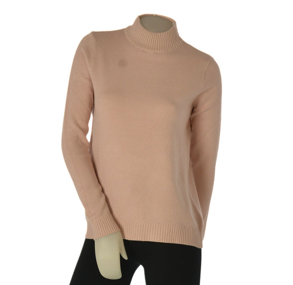 MAGLIONE DONNA GAIA B. COLLO LUPETTO BASICO ART. 300L1