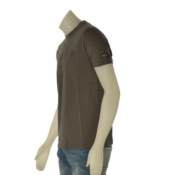 T-SHIRT UOMO DATCH MANICA CORTA GIROCOLLO  COTONE STAMPA LOGO ART. DM9056