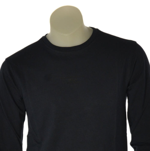 MAGLIA UOMO DATCH MANICA LUNGA GIROCOLLO LOGO COTONE ART. DM9549