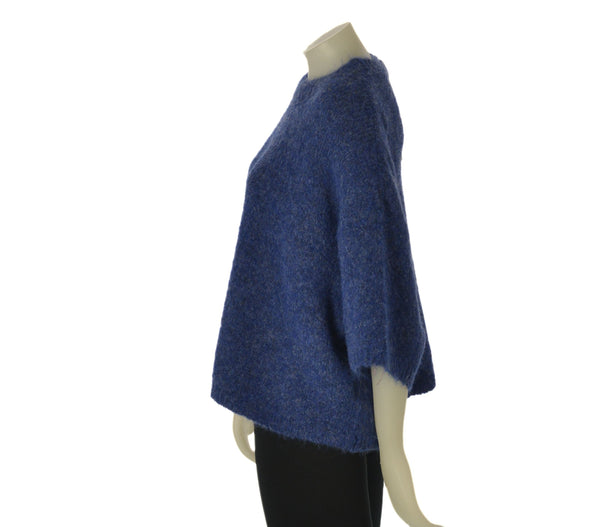 MAGLIONE DONNA MYASTREET AMPIO MANICHE TRE QUARTI MORBIDO ART. AL25179-90