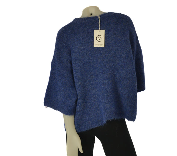 MAGLIONE DONNA MYASTREET AMPIO MANICHE TRE QUARTI MORBIDO ART. AL25179-90