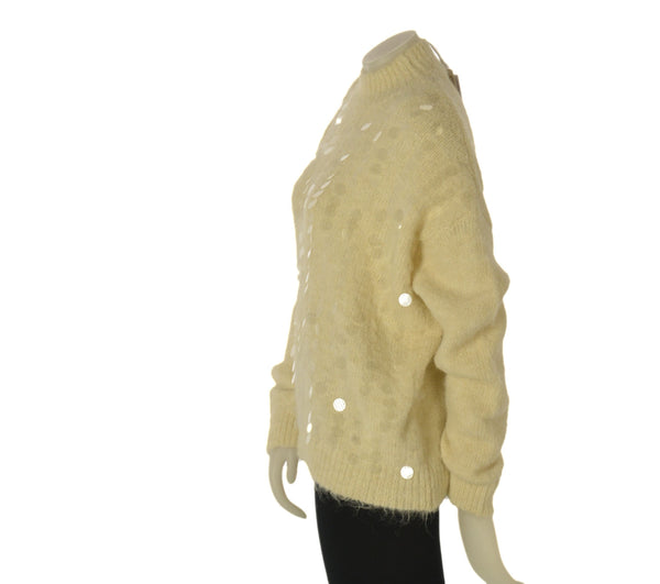 MAGLIONE DONNA MYASTREET AMPIO LUPETTO APPLICAZIONI ART. AL25178-90