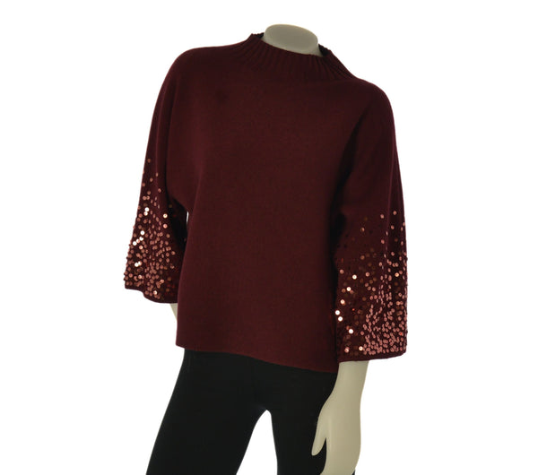 MAGLIONE DONNA MYASTREET AMPIO LUPETTO APPLICAZIONI ART. M25764-90