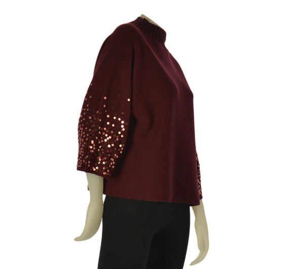 MAGLIONE DONNA MYASTREET AMPIO LUPETTO APPLICAZIONI ART. M25764-90