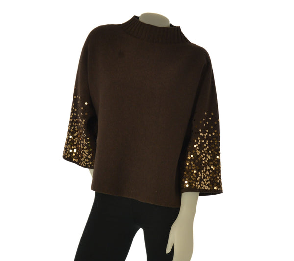 MAGLIONE DONNA MYASTREET AMPIO LUPETTO APPLICAZIONI ART. M25764-90