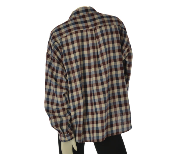 CAMICIA DONNA MYASTREET FLANELLA SCOZZESE AMPIA ART.AM892-90