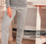 PIGIAMA DONNA NOTTINGHAM JACQUARD SERAFINO POLSINI ART. NPA316-CP