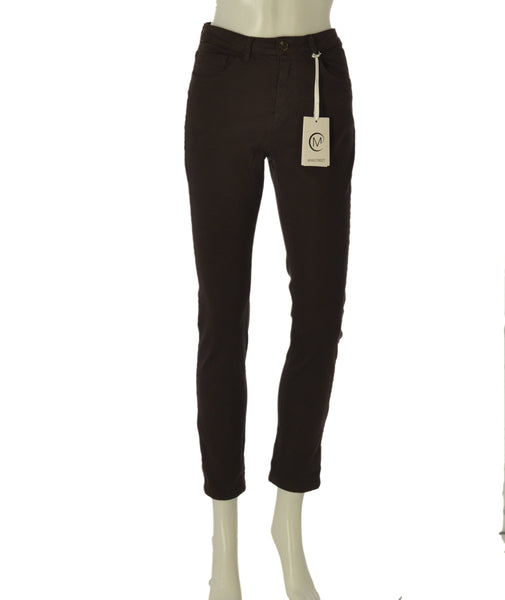 PANTALONI DONNA  MYASTREET CINQUE TASCHE CALDO COTONE ELASTICIZZATO ART. MY9119-90