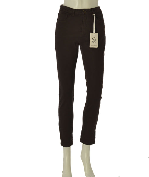 PANTALONI DONNA  MYASTREET CINQUE TASCHE CALDO COTONE ELASTICIZZATO ART. MY9119-90