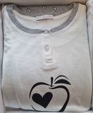 PIGIAMA DONNA NOTTINGHAM CALDO COTONE SERAFINO STAMPA POLSINI ART. NPA471-AS