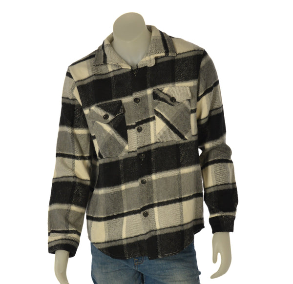 CAMICIA UOMO X-CAPE FLANELLA PESANTE SCOZZESE TASCHINI ART. COWANS-25