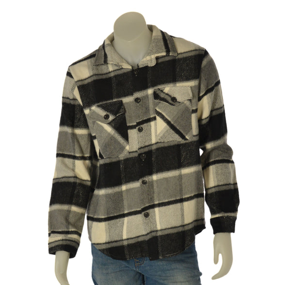 CAMICIA UOMO X-CAPE FLANELLA PESANTE SCOZZESE TASCHINI ART. COWANS-25