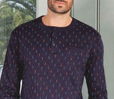 PIGIAMA UOMO NOTTINGAM INTERLOCK SERAFINO POLSINI ART. NPA090-PE