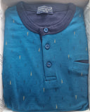 PIGIAMA UOMO NOTTINGAM INTERLOCK SERAFINO POLSINI ART. NPA090-PE