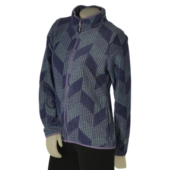 MICRO PILE DONNA BASILE FANTASIA FULL ZIP TASCHE  ART. BEW175