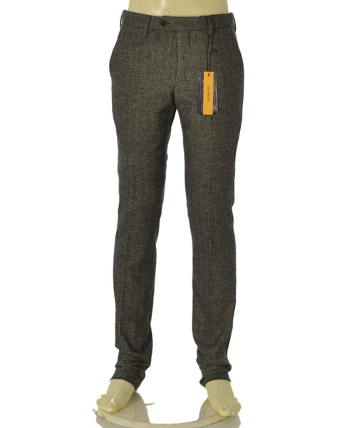 PANTALONE UOMO A&P BIANCHI SPIGATO MISTO LANA SLIM FIT ART. 03345