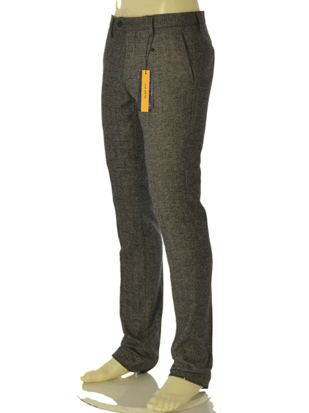 PANTALONE UOMO A&P BIANCHI SPIGATO MISTO LANA SLIM FIT ART. 03345